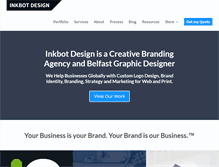 Tablet Screenshot of inkbotdesign.com